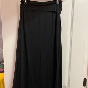 Long black skirt